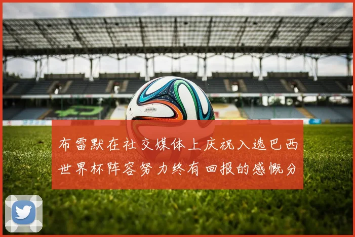 布雷默在社交媒体上庆祝入选巴西世界杯阵容努力终有回报的感慨分享